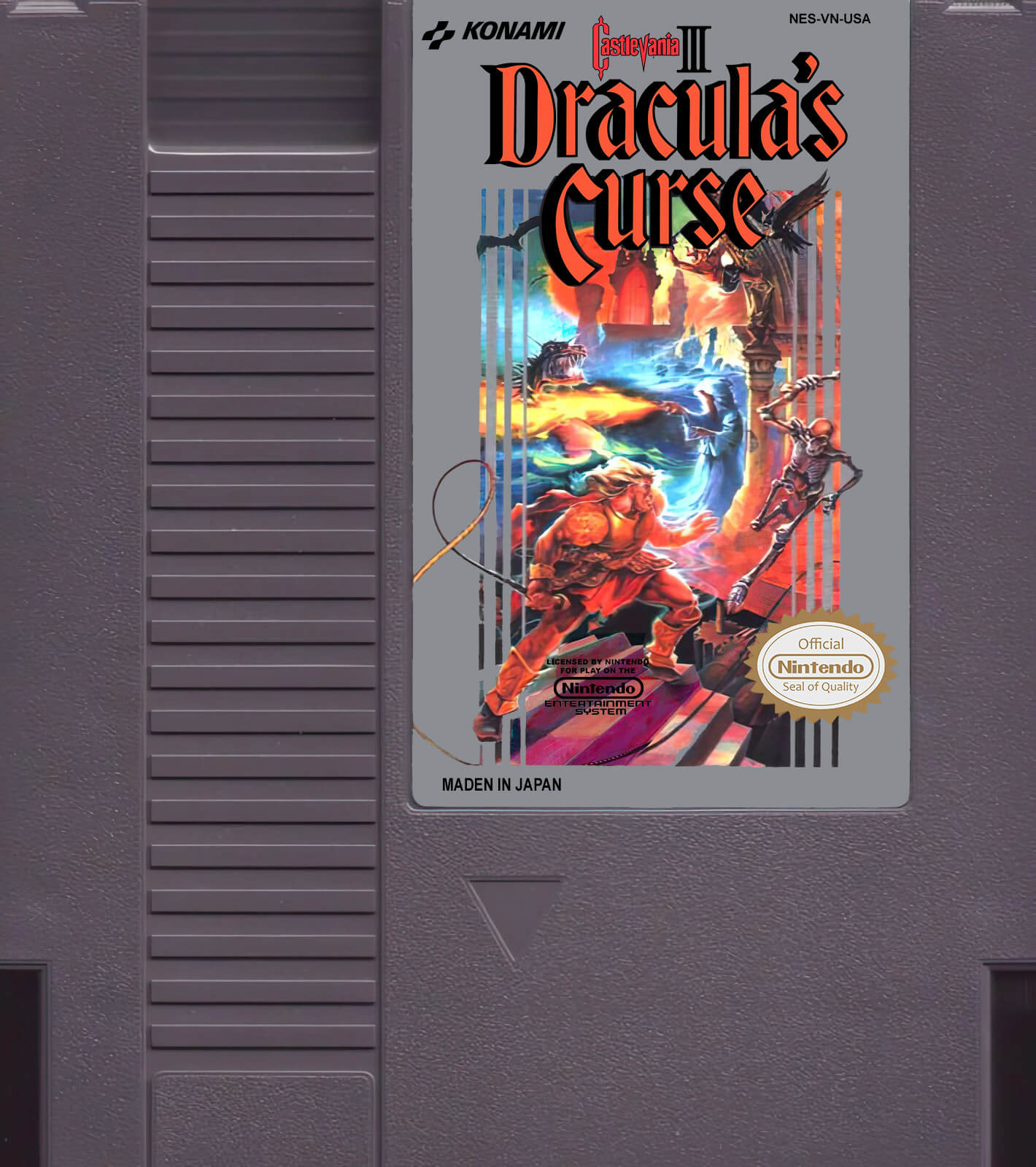Лицензионный картридж Castlevania III Draculas Curse для NES